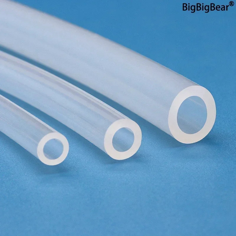 1/5/10m dùng cho thực phẩm silicon trong trong suốt ống cao su ID 0.5 1 2 3 4 5 6 7 8 9 10 12mm OD linh hoạt không độc hại ống silicon