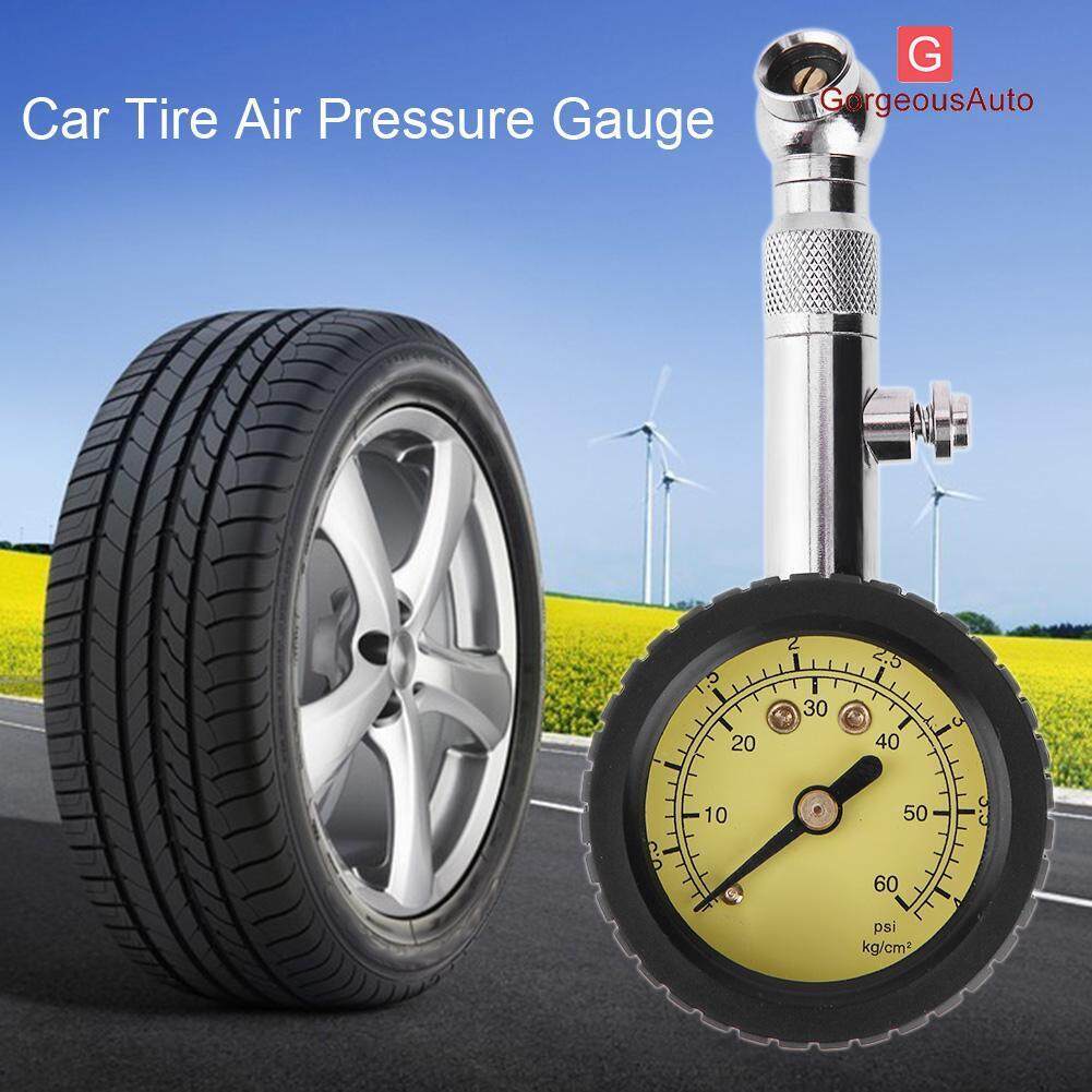 GorgeousAuto 0-60psi ที่ถูกต้องรถ Auto ยางความดันเครื่องวัดความแม่นยำ Dial Meter