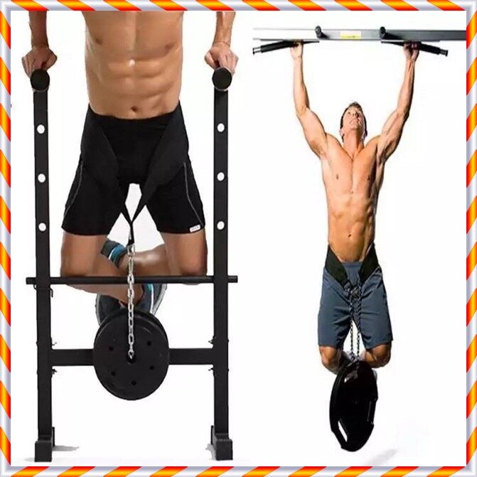 Móc xích tạ valeo, đai lưng có xích treo tạ dip belt valeo kingdom sport
