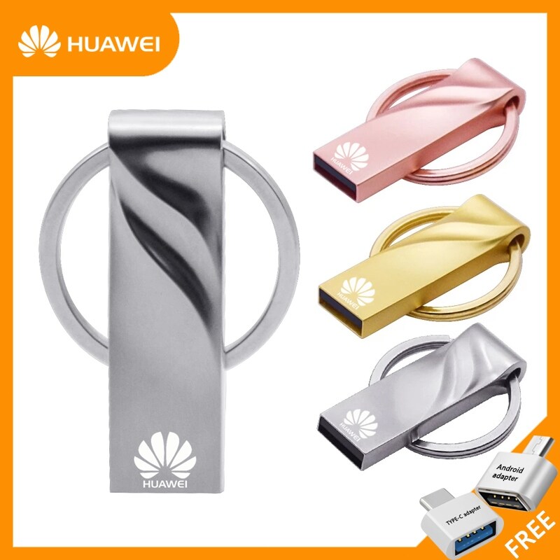 USB ổ đĩa USB Flash ổ đĩa flash FlashDrive Huawei USB Flash ổ đĩa flash USB 2.0 Flash Bộ nhớ 2TB tốc độ cao Ổ USB nhỏ 1TB 32GB 128GB Kim Loại USB bút nhớ gắn thẻ nhớ