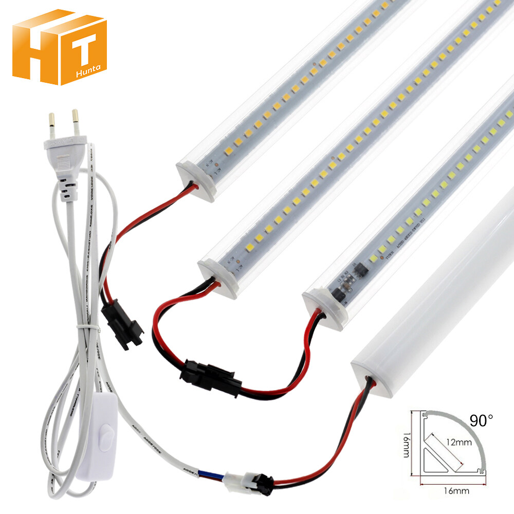 Đèn LED Dạng Chữ V Đèn LED Góc 220V 8W 50Cm 72, Tủ Bếp Bộ 1-6 Cái