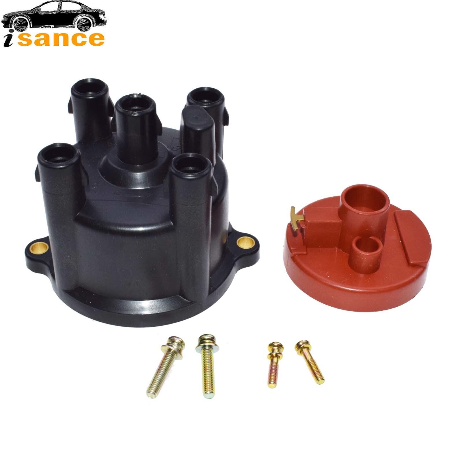 Tune Up Kit Distributor Rotor Cap & Spark Plugs Wire Set Compatible with Toyota MR2 2.2L L4 