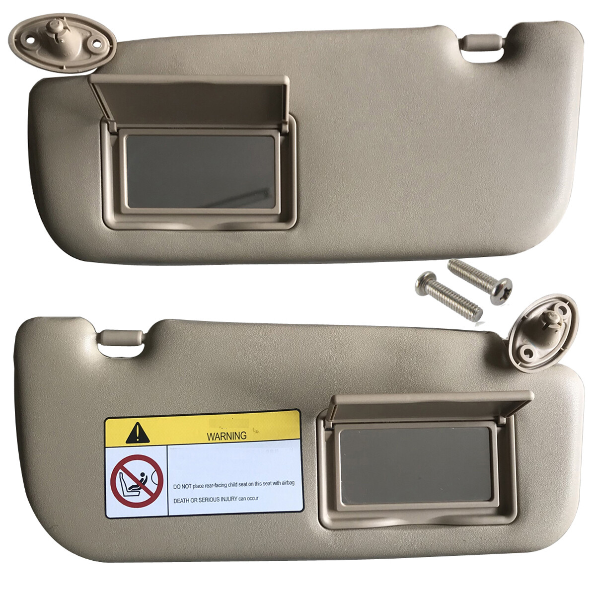 1 cặp tấm che nắng xe cho TOYOTA VIOS che nắng Yaris FS với gương Phải Trái xe hơi phía bên Phụ Kiện Màu Be