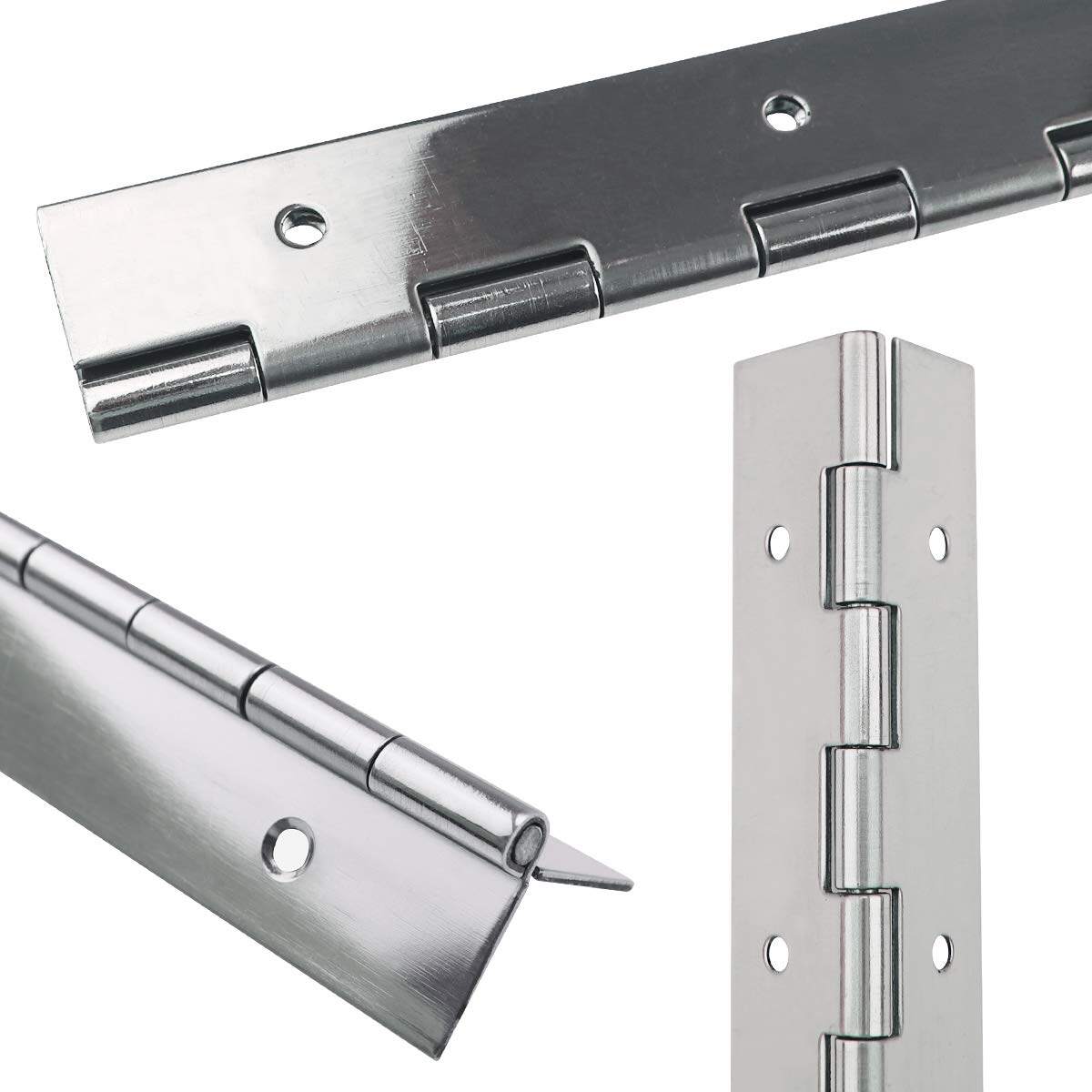 Heavy Duty 2" X 24" Stainless Steel Piano Hinge .060" Thick S.S.
