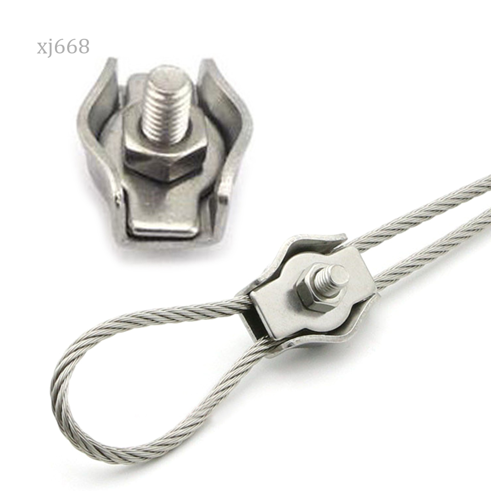 Set 4 đầu ốc bằng thép không gỉ dùng giữ mối nối dây cáp - INTL