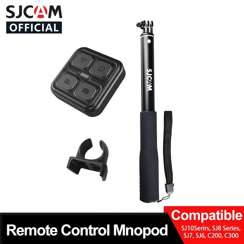 SJCAM Remote Control Selfie Stick Monopod Aluminum For SJCAM C300 SJ6 SJ7