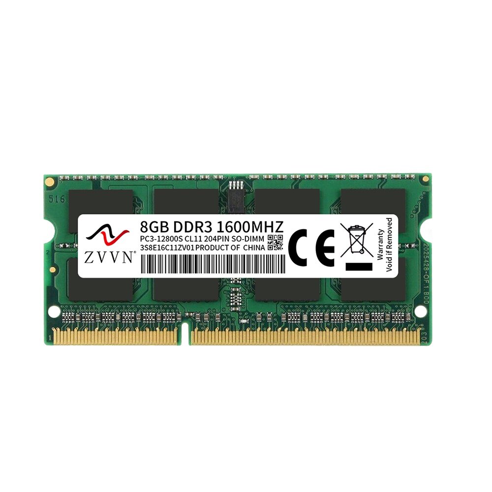 Notebook Memory RAM 8GB DDR3 1600 MHz PC3