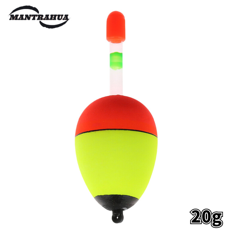 Phao Câu Cá Mantrahua 5 Chiếc EVA, Phao Câu Cá Phát Sáng Trong Đêm, Có Thanh Phát Sáng, Ống Phao Câu Cá Để Câu Cá