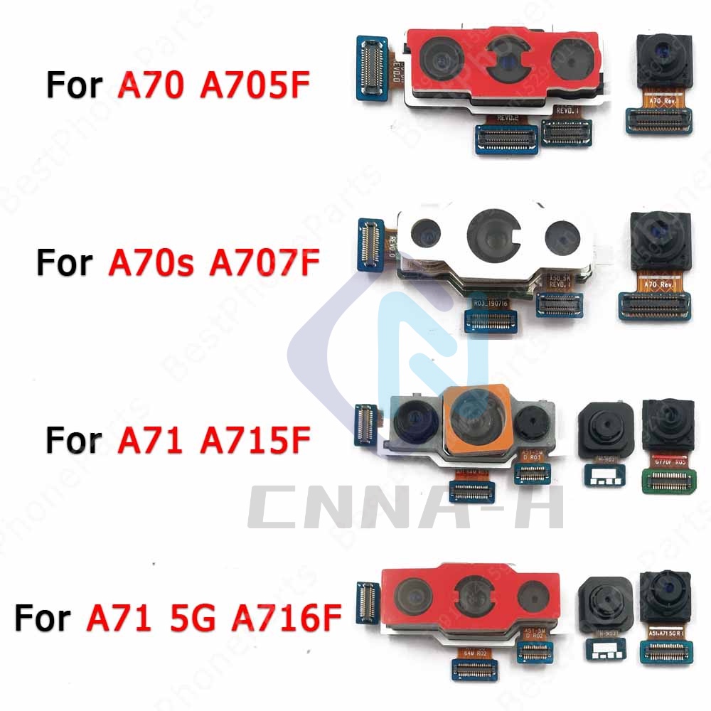Ban đầu phía sau phía trước máy ảnh cho samsung galaxy a70 a70s a71 5g mặt sau phía trước camera chụp ảnh tự sướng mô-đun thay thế phụ tùng