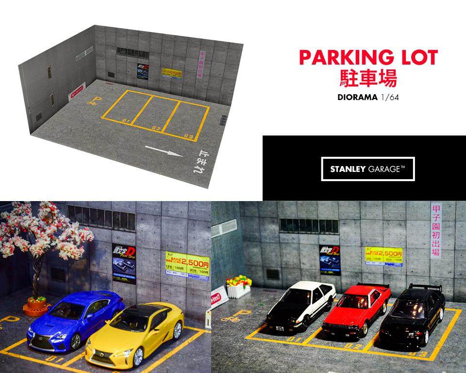 1/64 Parking Lot 駐車場 Diorama | Lazada