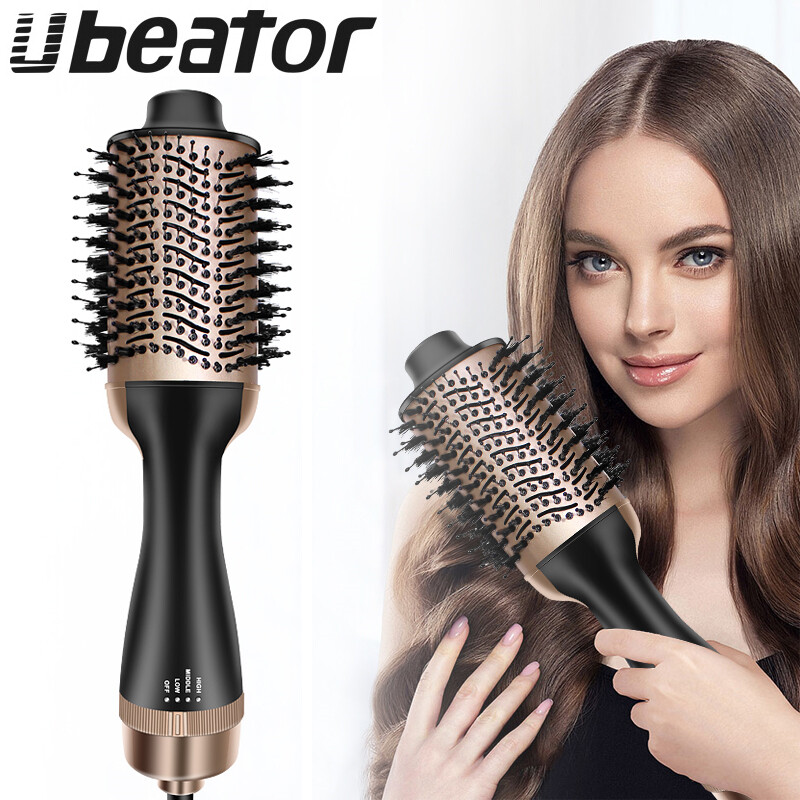 Professional One Step Hair Dryer and Volumizer Blow Hairdryer With Hair Styler Straightener Curling Iron Comb Brush ราคา 476 บาท*ส่งฟรี
