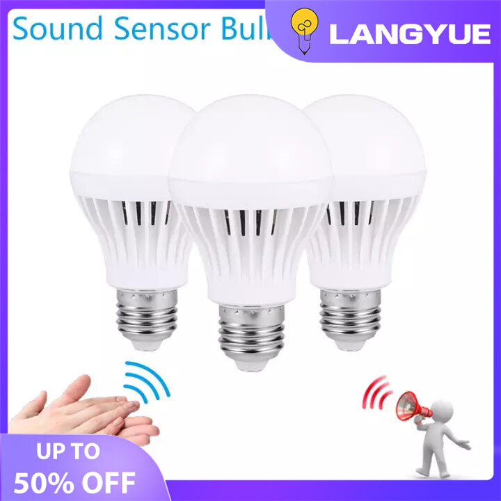 Bóng Đèn LED Thông Minh Đèn Thông Minh Tiết Kiệm Năng Lượng 3W 5W 7W 9W 220V Bóng Đèn Cảm Biến Âm Thanh/Giọng Nói Lối Đi Bóng Đèn LED Để Chiếu Sáng Gia Đình Cầu Thang Nhà Vệ Sinh Hành Lang Tủ Quần Áo