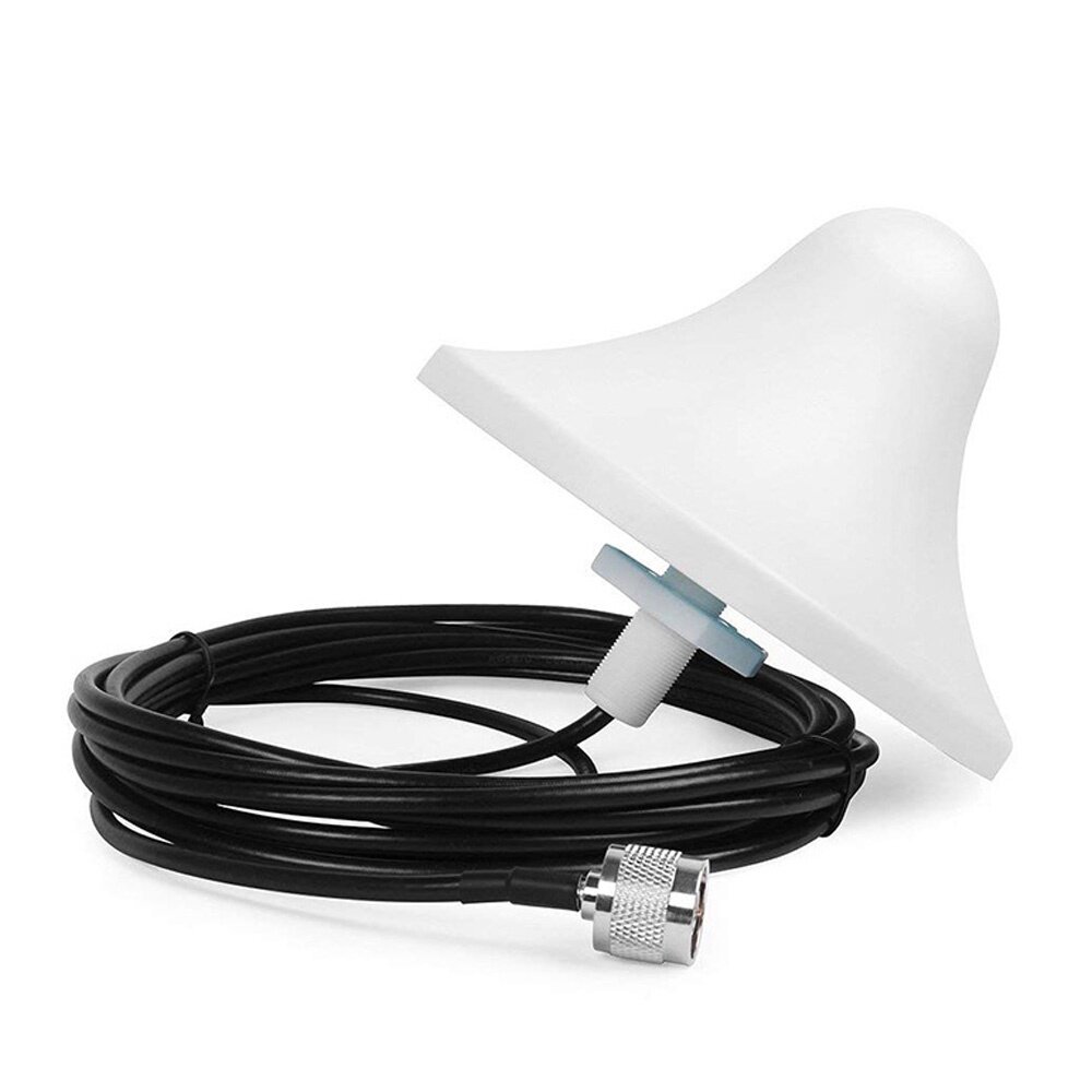 698-2700 MHz, SMA-male, 5m Cable Wide Band Omni-Directional LTE Internal Ceiling Mount Dome Antenna 