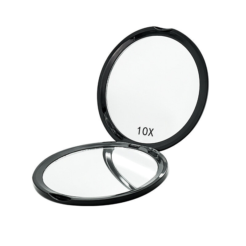 1X Mini Makeup Mirror Portable Compact Pocket 1X 10X Magnifying Makeup Mirror