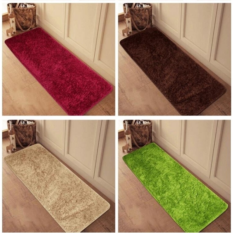 【sixteen department store】❖♛ 1pc Chenille Non-slip Bedroom Living Room Carpet Rug Doormat Floor Mat