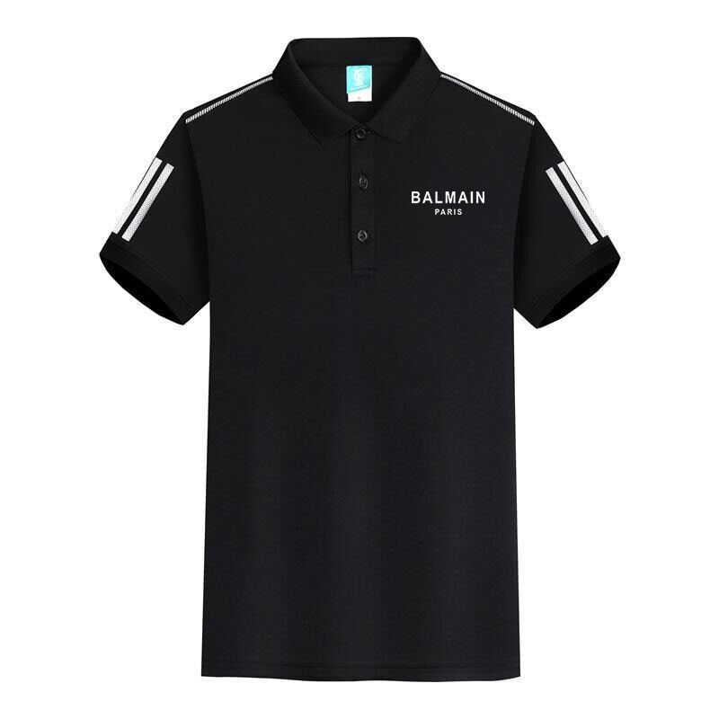Hot seller Original BALMAINˉPARIS Mens Summer Polo Shirts Short