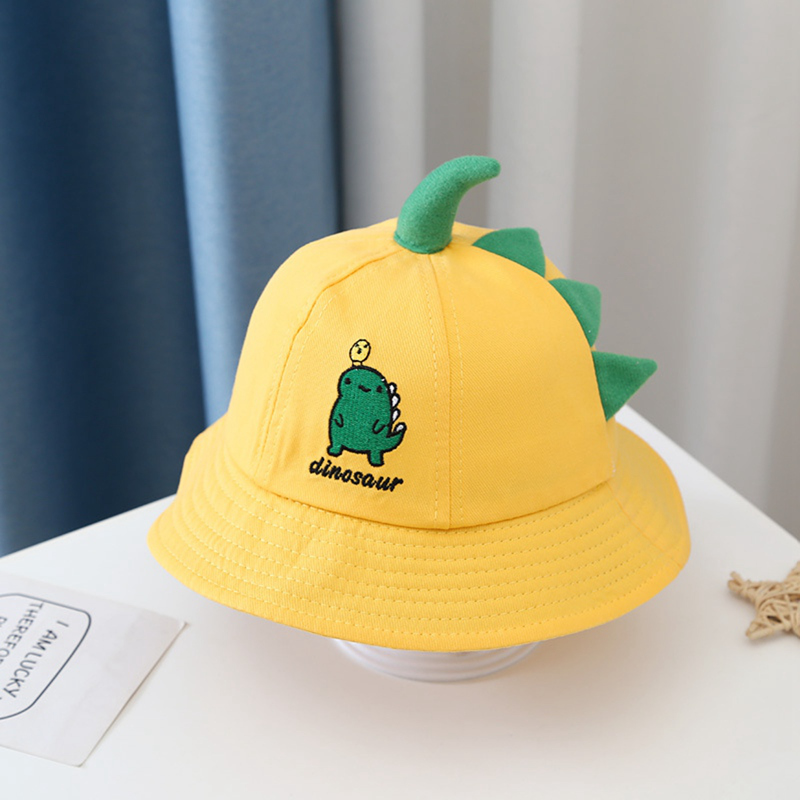 Mũ Bé Gái, Mũ Tai Bèo Hình Khủng Long Hoạt Hình Cho Bé Trai Mũ Chống Nắng Đi Biển Câu Cá Chống Tia UV, Mũ Trẻ Em