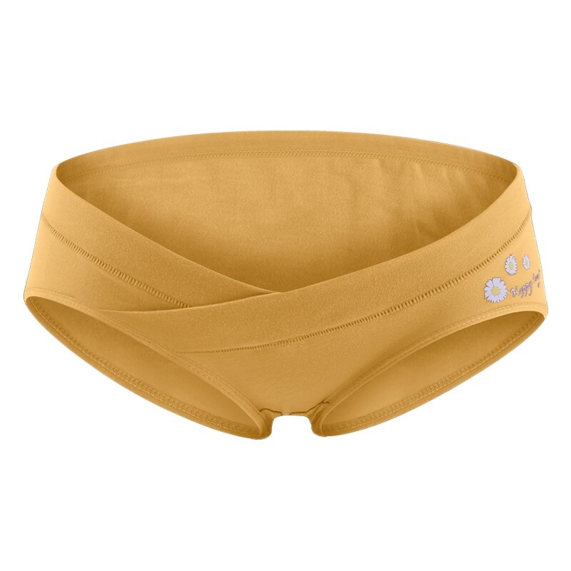 {BEYS baby} 2PCS Bông Thai Sản Quần Lót Thấp Eo V Tóm Tắt Cho Phụ Nữ Mang Thai In Hoa Đồ Lót Thai Sản Sau Khi Sinh Quần Áo