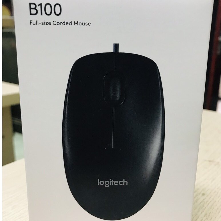 Chuột quang có dây logitech b100