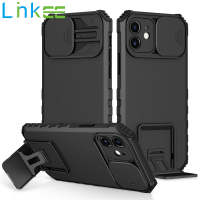 For Apple iPhone 16 15 14 13 12 11 X XS XR Plus Pro Max Phone Case Three-dimensional Bracket Push Windows Camera Protection Anti-fall Hard Cover