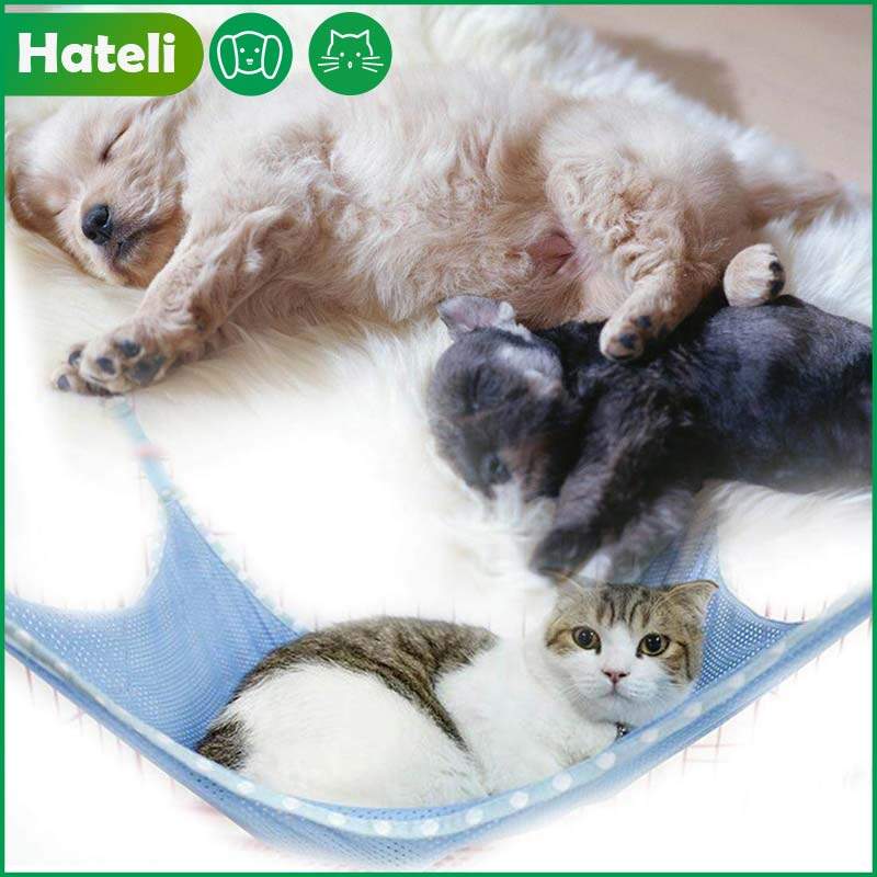 Hateli võng cho mèo giường lưới treo thoáng khí cho mèo thảm cho chó giường mèo con mềm mại cho chó con chihuahua đệm nhỏ