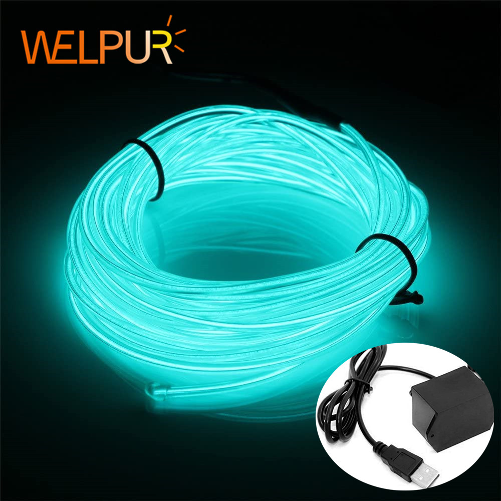 Đèn lạnh dây phát sáng el xe không khí ánh sáng, giày cốp xe ô lều quần áo dây trang trí xe đạp đặc biệt đèn neon linh hoạt cáp dây 1m/3m/5m với đèn led neon trang trí giày