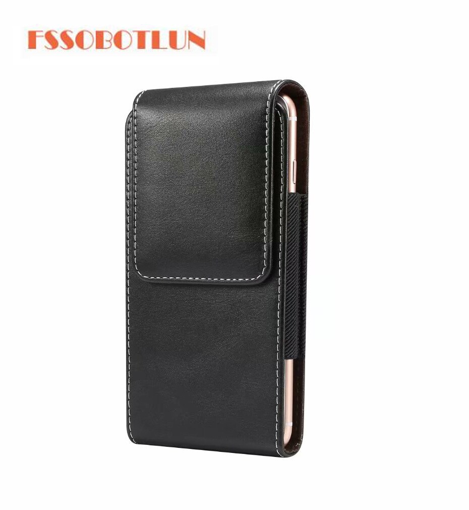 【Chaopai】 Milk DD FSSOBOTLUN 5 Sizes Phone Pouch Hanging Waist Storage Fanny Pack Black Classic Belt Clip Cover Case For iPhone Bag