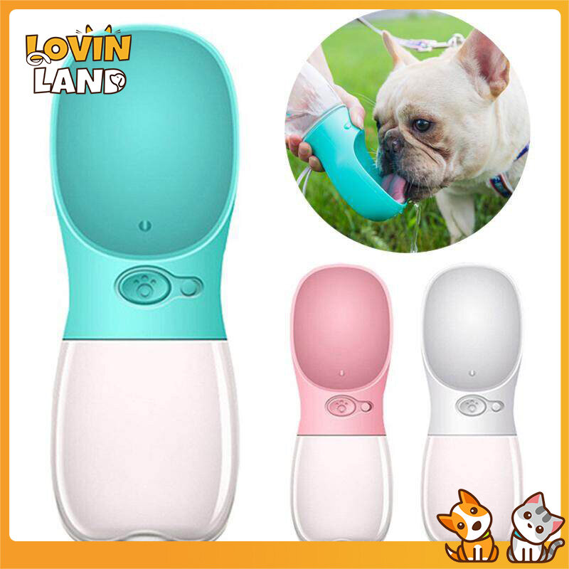Lovinland 1 Cái Xách Tay 350Ml Pet Dog Chai Nước Du Lịch Chó Bát Cốc Chó Mèo Ăn Nước Ngoài Trời Cho Chó Con Mèo (Màu Ngẫu Nhiên)