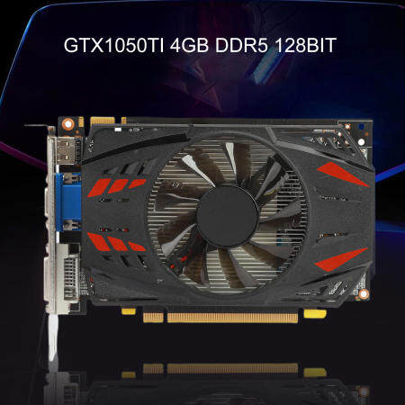 GTX1050TI 4GB DDR5 Graphics Card - Single Cooling Fan