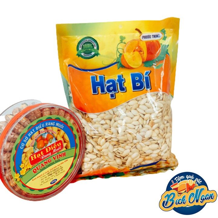 Hạt Bí Nếp Xuất Khẩu An Toàn Thực Phẩm, Không Sử Dụng Chất Bảo Quản Túi 500Gr