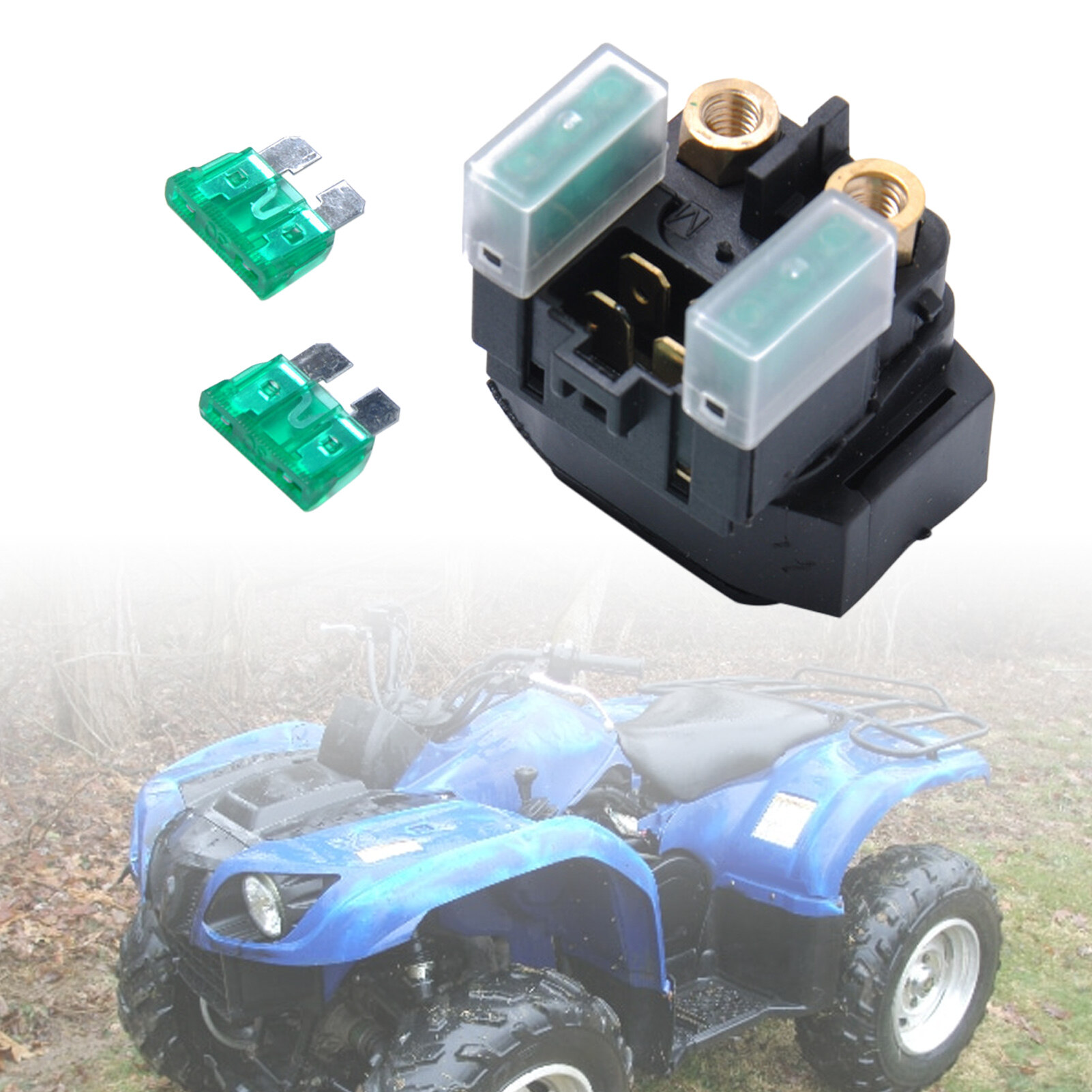 Gucanou Rơ Le Điện Từ Khởi Động Rơ Le Khởi Động Xe Máy Màu Đen Chịu Nhiệt Thay Thế 4SV-81940-00 Relay Cho Rơ Le Điện Từ Yamaha Dễ Dàng