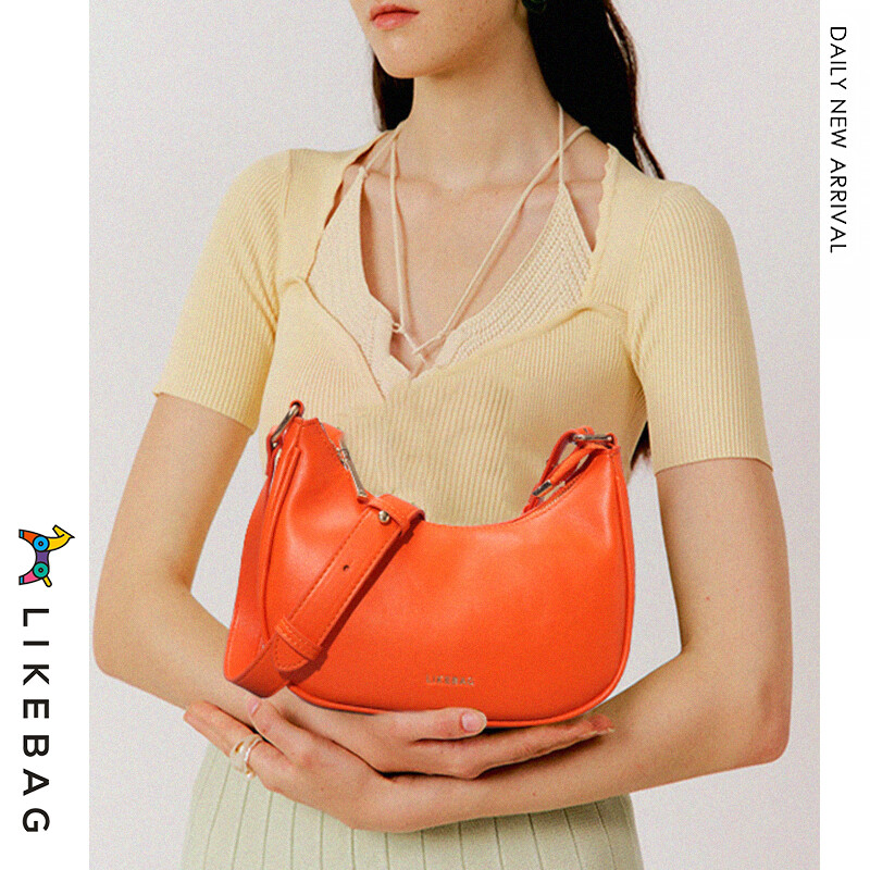 LIKEBAG Túi Đeo Vai Túi Đeo Chéo Dây Đeo Vai Dài Màu Trơn Cho Nữ