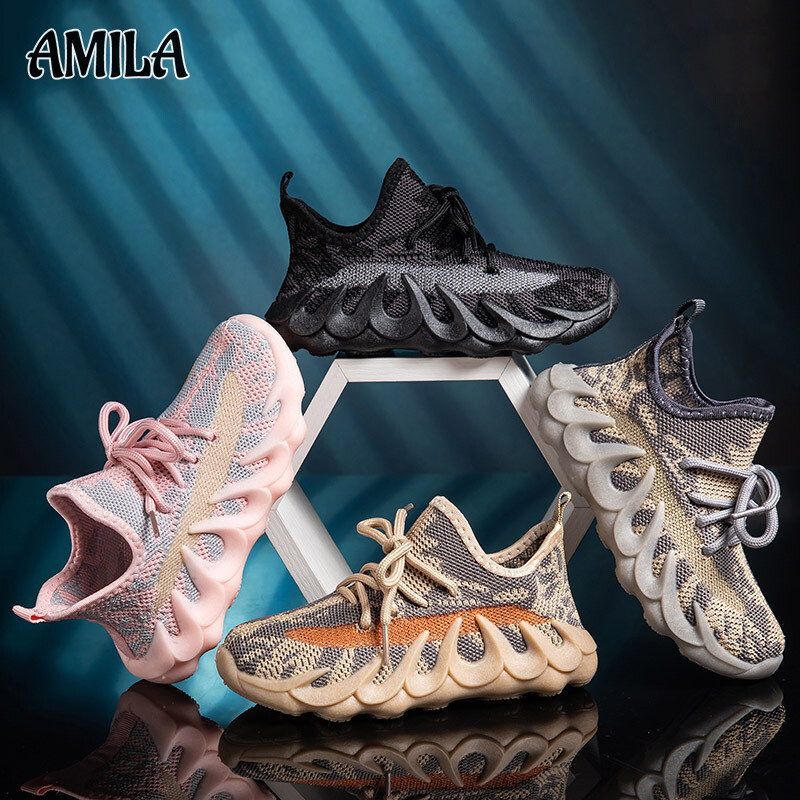 Giày dừa amila cho giày thể thao lưới thoáng khí bé trai và bé gái giày
