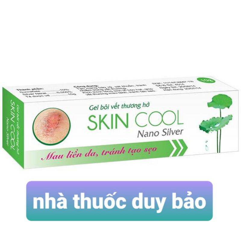 Kem bôi liền da tránh sẹo skin cool