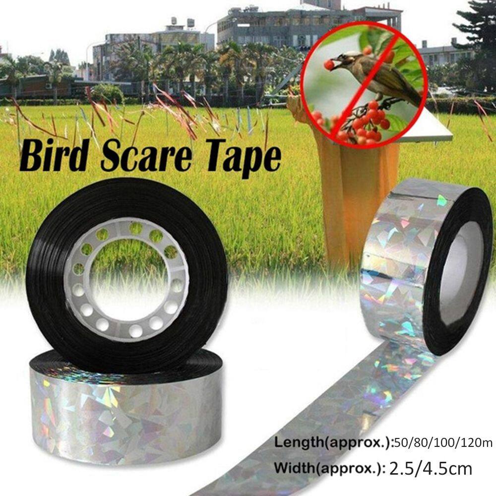 80M Anti Bird Tape Deterrent Tape Flashing Visual Reflective Pigeon