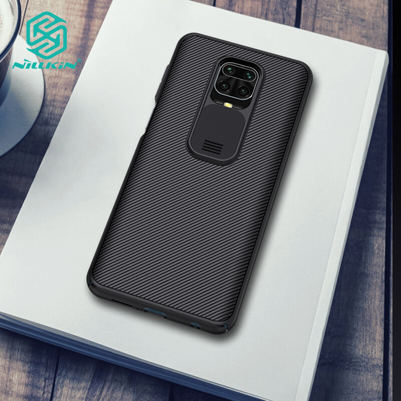 Nillkin Camshield Ốp PC Cho Xiaomi Redmi Note 9 Pro 4g Và Note 9 Pro Max Và Note 9S Trượt Camera Bảo Vệ Quyền Riêng Tư Ốp Lưng