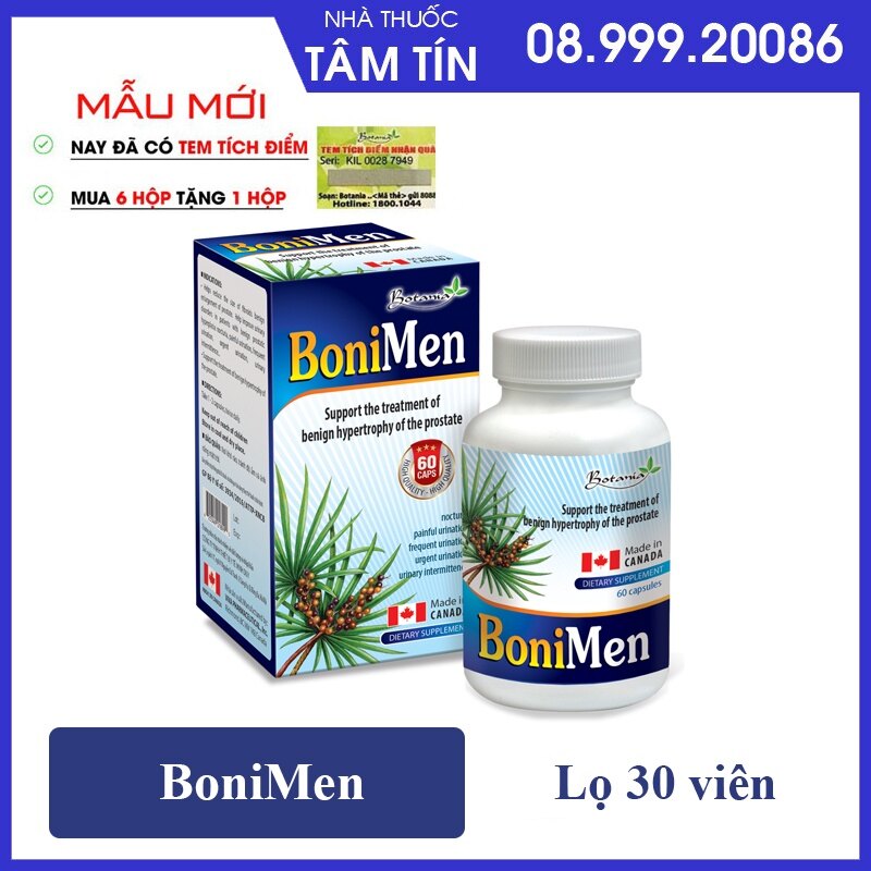 Bonimen - tích điểm mua 6 tặng 1