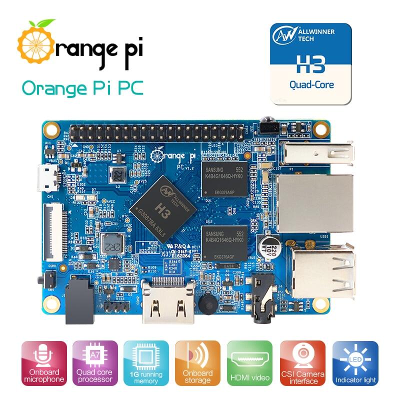 Orange Pi PC 1GB H3 Lõi Tứ Hỗ Trợ Android,Ubuntu, Máy Tính Bảng Đơn Hình Ảnh Debian