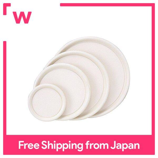 Akebono Industries Tray Round White Small 10 Made in Japan Business