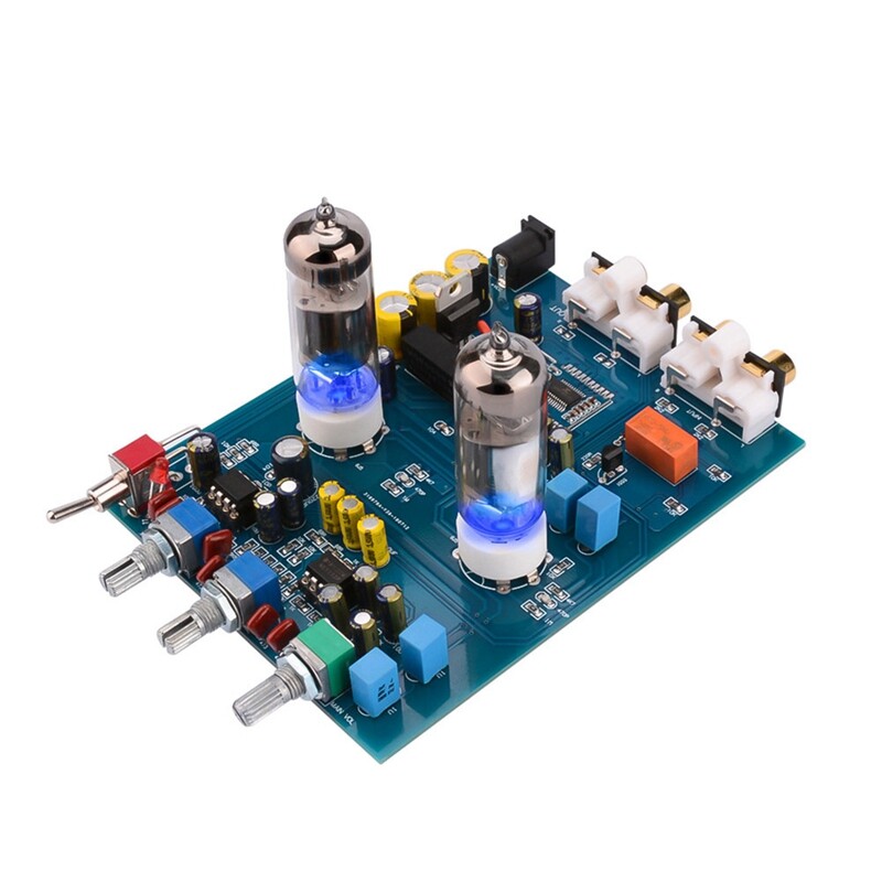 Bluetooth Tube Preamplifier Fever Hifi 6J5 Bile Vacuum Tube Preamp NE5532 Pre Amplifier Tone Control