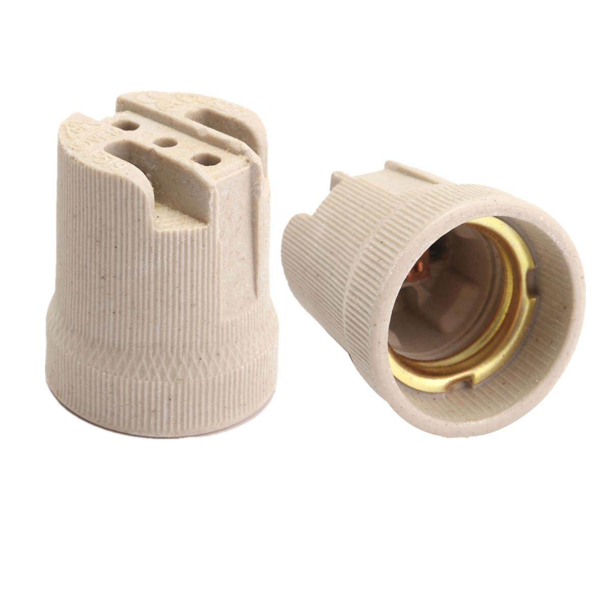 Generic 10x E27 ES27 Porcelain Ceramic Lampholder Socket For Vivarium