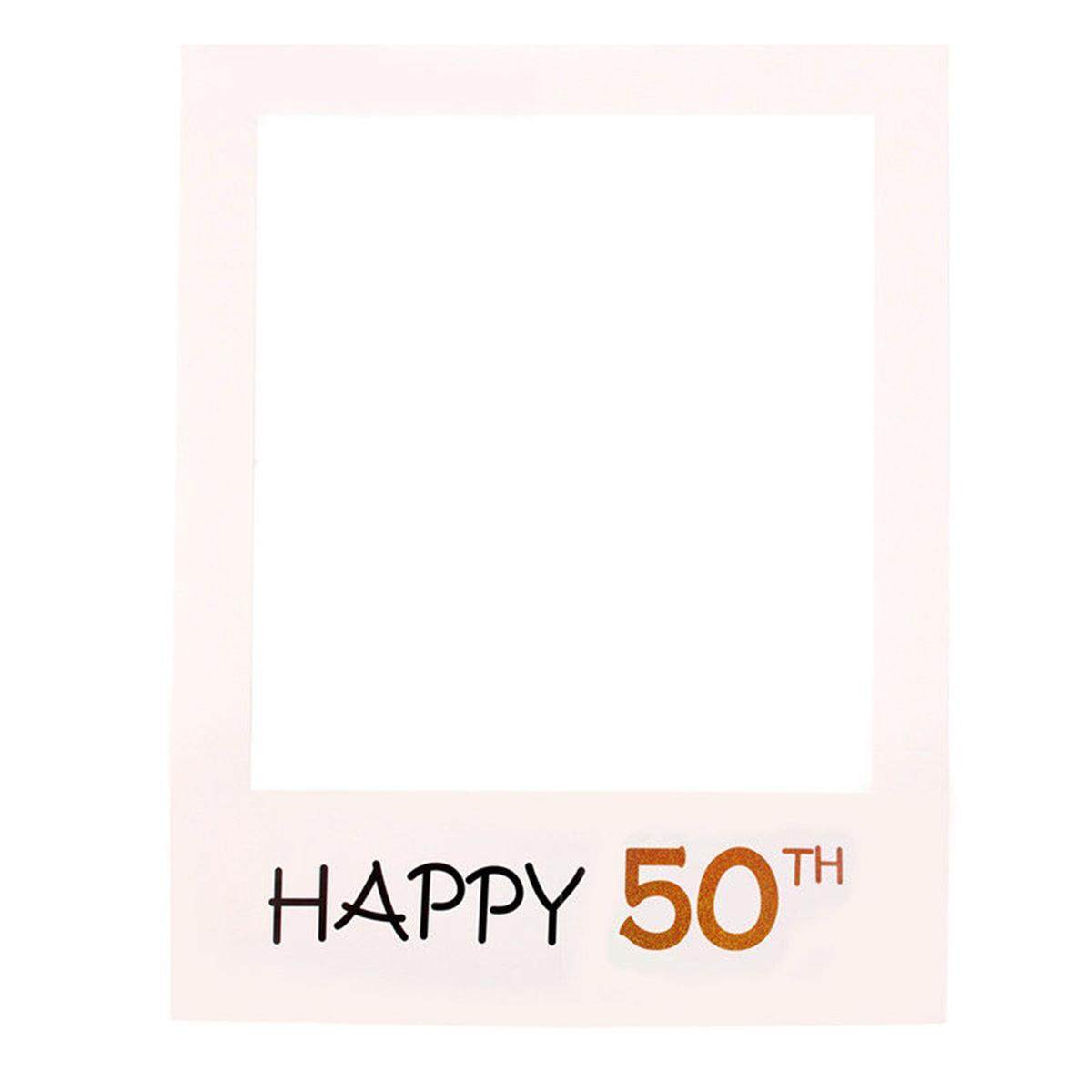 Generic 30 40 50th Happy Birthday Photo Booth Props Frame Party Decoration Photography 30th