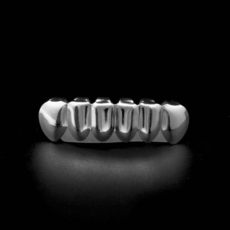 Generic Gold Plated Teeth Maple Leaf Top & Bottom Mouth Grillz Caps Gold Set Gold Suit (maple