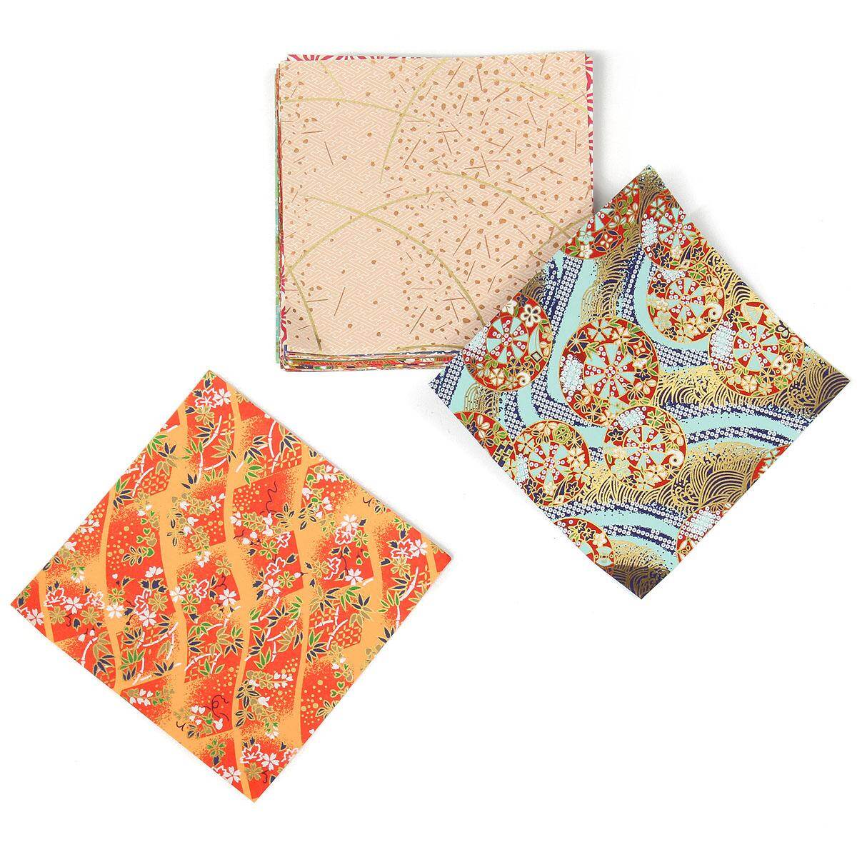 Generic KiWarm100 Sheets 14x14cm Mixed Pattern Japanese Flower Floral