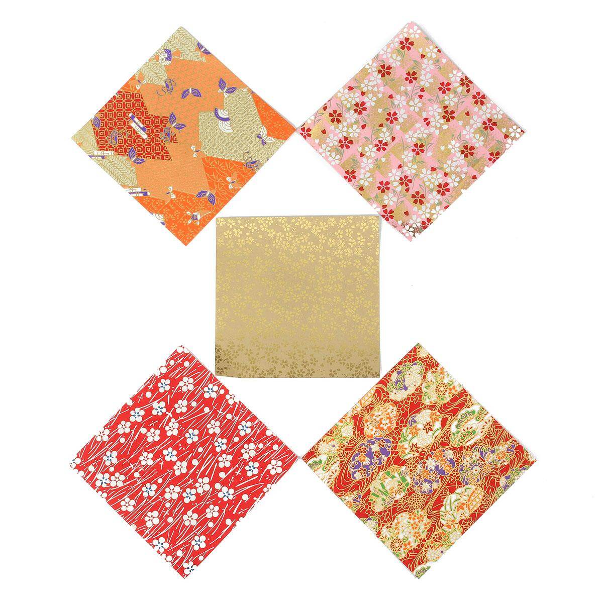 Generic KiWarm100 Sheets 14x14cm Mixed Pattern Japanese Flower Floral