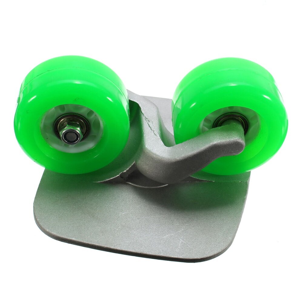 Generic New Portable Cruiser Freeline Metal Drift Board Skate Wheels