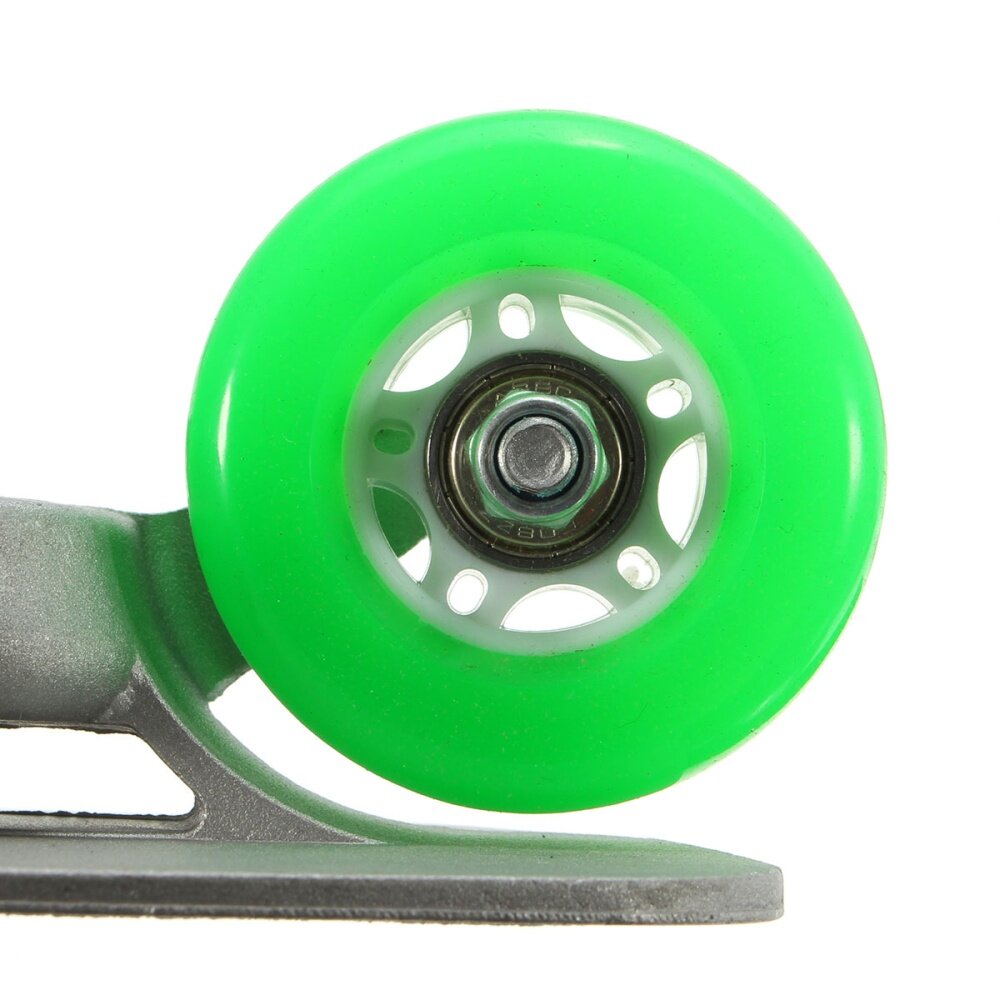 Generic New Portable Cruiser Freeline Metal Drift Board Skate Wheels