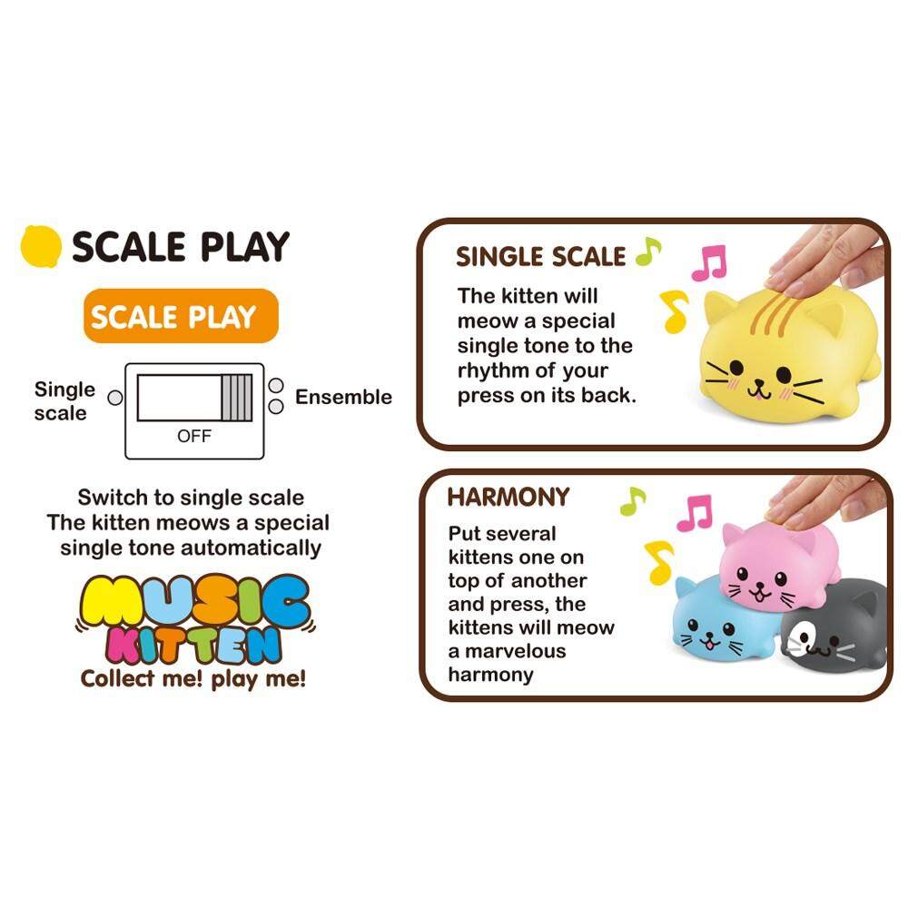 Generic MOEYOUTH Musical Scale Cat Touch Sensitive Musical Toy Piano