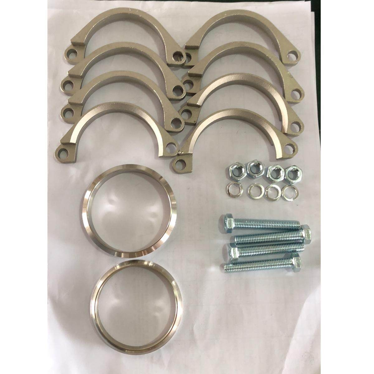 Generic For BMW E46 Exhaust Flange Muffler Back Box Repair Set Rusted