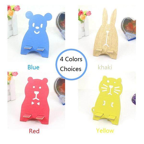 Generic Creative Kawaii AnimalShaped Desk Holder Decorations Wooden